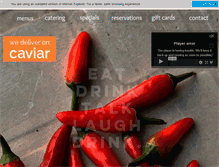 Tablet Screenshot of pepperoncinirestaurant.com